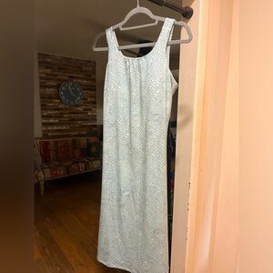 PRANA (REI) Skypath Breeze Mist Backless Dress w/Shelf Bra, LG